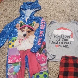 Justice Christmas Pajama Lot